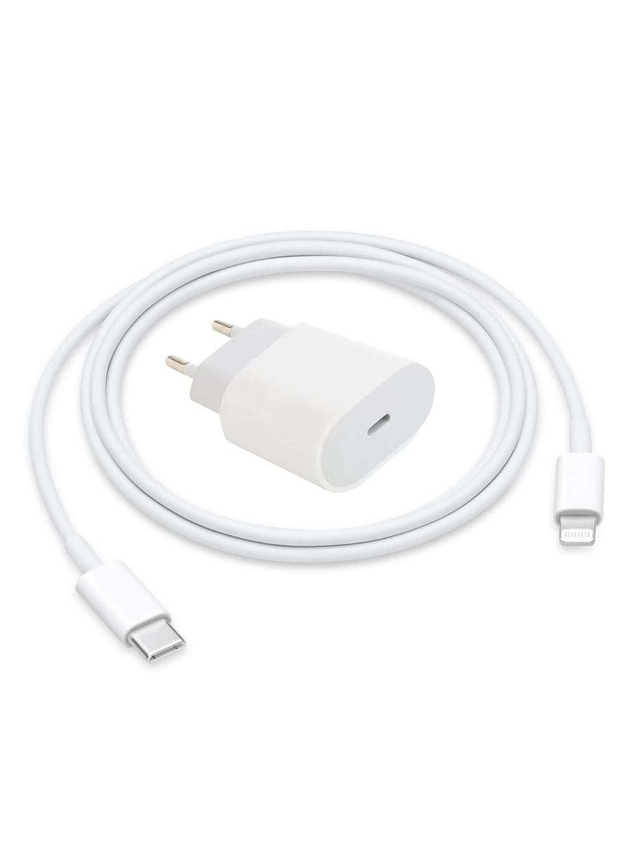 Apple accessories — charger and cable